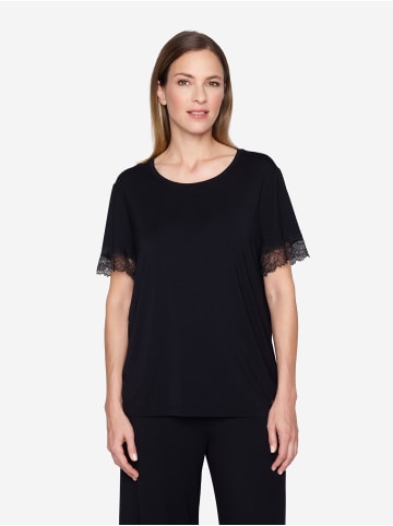 Pyjamaoberteil Grace T-shirt in Black