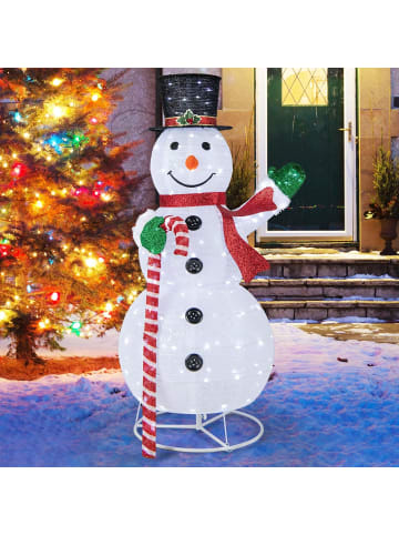 LED Schneemann 150cm in Weiß