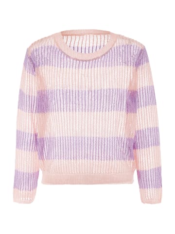 Damen Strickpullover in Rosélavendel