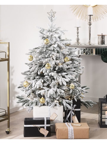 2-tlg Weihnachtsbaum BASSIE in Weiß/Grün