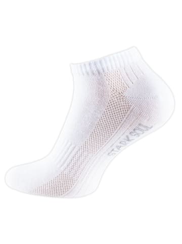 Sneaker Socken 6 Paar Unisex in weiss