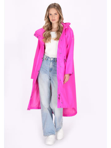 Women Coat in magenta pink
