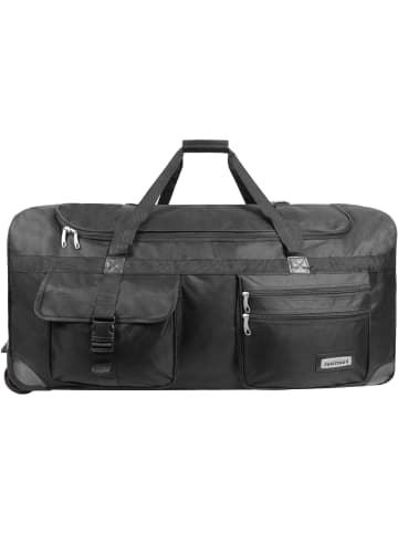 Reisetasche mit 3 Rädern Jumbus 120 in Schwarz