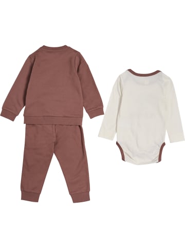 Verstellbare Taille Sweat Anzug Hmltrio Kinder in NUTMEG