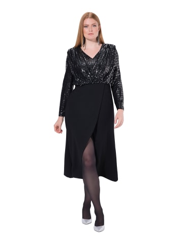 Midikleid in schwarz