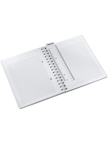 Notizbuch Wow A5 80 Blatt 80g/qm kariert pink