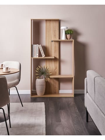 Bücherregal KAHNTAH in Braun - (W) 60 x (H) 163 x (L) 29 cm