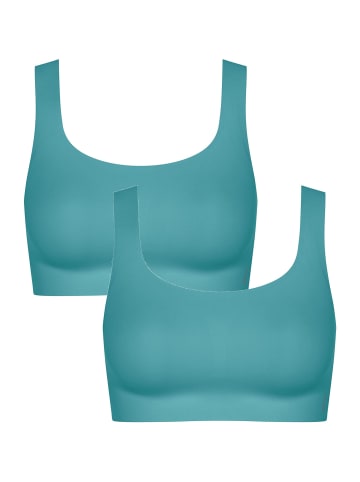 Bustier ZERO Feel 2.0 Top in QUIET TURQUOISE