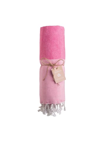 Strandtuch Pareo Futa Hamamtuch 90 x 170 cm in Rosa