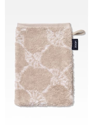 JOOP! CLASSIC CORNFLOWER Waschhandschuh 3er-Set 16x22 cm, Sand