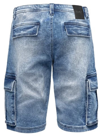 Jeansshorts JAXON in Storm Blue