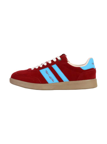 Leder-Sneaker Rot