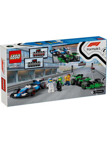 City 60474 F1® Startaufstellung mit VCARB & Sauber Rennautos
