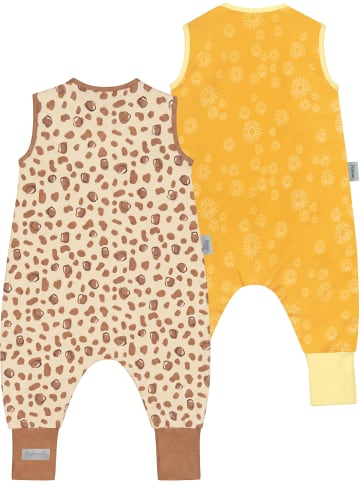 Baby Winter und Sommer-Schlafsack Set (1.0 + 2.5 TOG) in Gelb