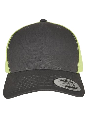 Trucker - Classic in charcoal/ neon green