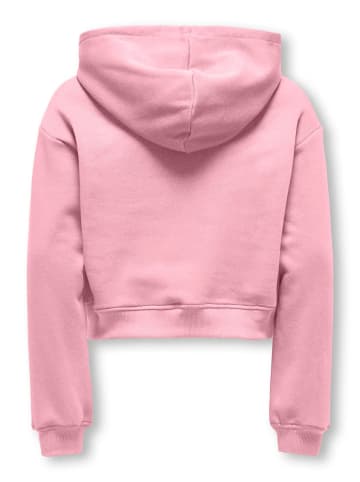 Kapuzensweatshirt KOGSWEAT L/S HOODIE SHORT in romance rose