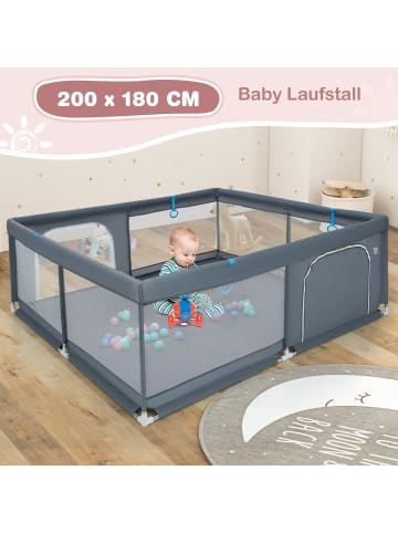Laufgitter 200 x 180cm in Schwarz