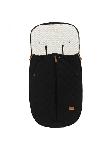 Sommerfußsack Light Big 100x50 cm Exklusiv in Schwarz