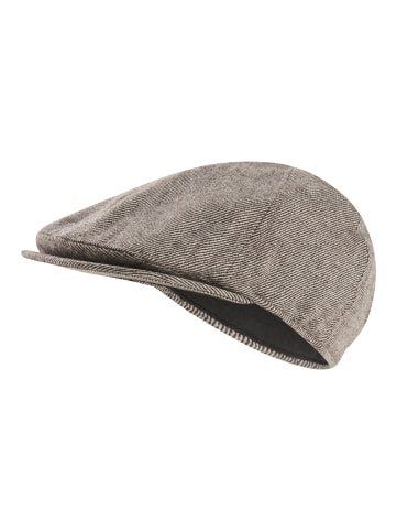 Schiebermütze in creme-braun
