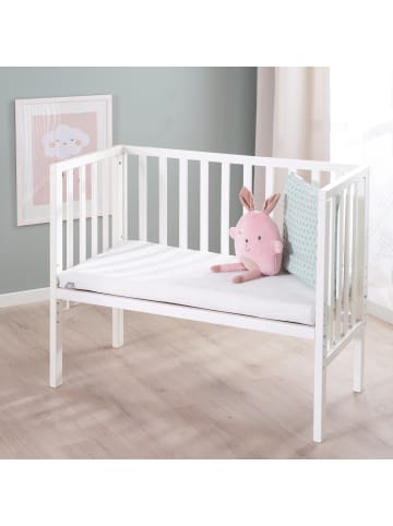 Beistellbett safe asleep® 2in1 höhenverstellbar mit Matratze & Barriere
