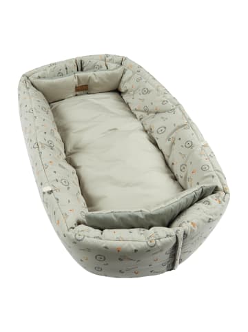 Babynest SAFARI in steingrau