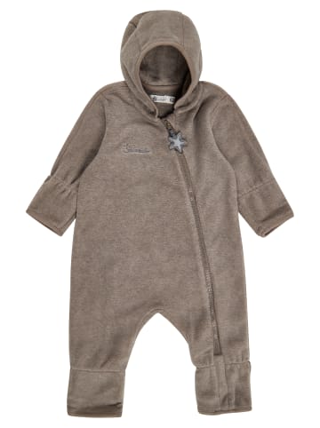 Overall Fleece in braun mel.