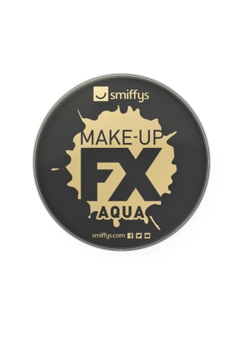 Smiffys Make-Up FX Aqua Gesichts- und Körperfarbe – Schwarz, 16ml in Schwarz