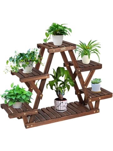 Garten-Pflanzenständer in Braun
