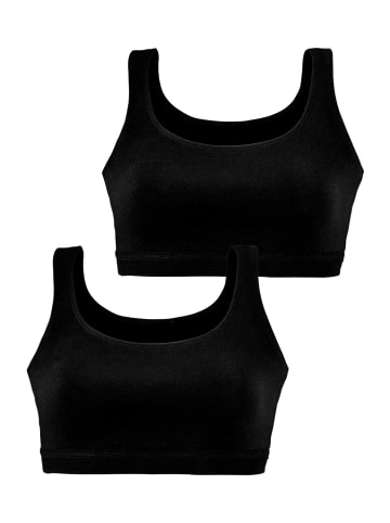 Bustier in schwarz