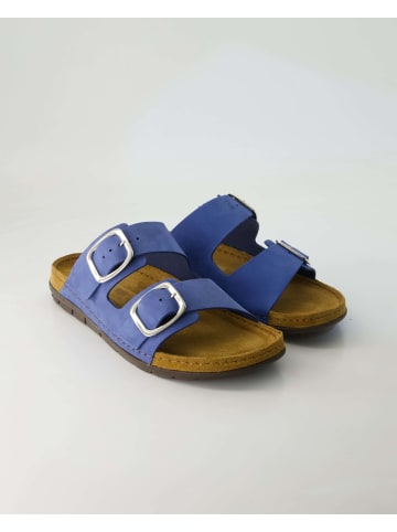 Pantoletten in Blau