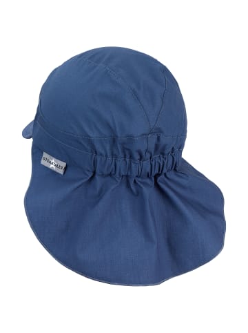Schirmmütze mit Nackenschutz Basic in helles blau