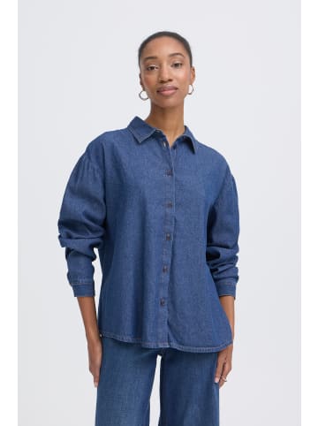 Jeanshemd IHARCHER Loose fit in Medium blue