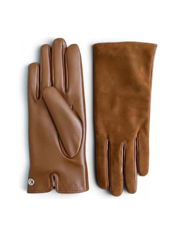 Maya Suede Handschuhe Leder tobacco