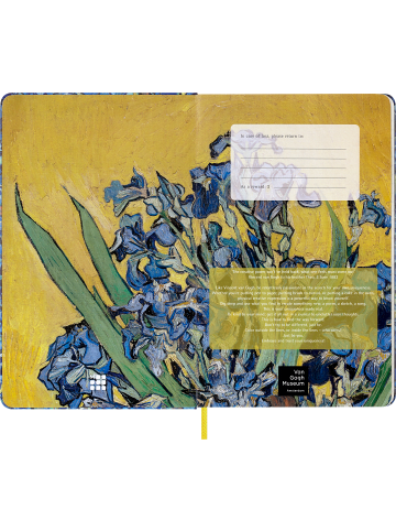 Notizbuch "Van Gogh" in verschiedene Farben