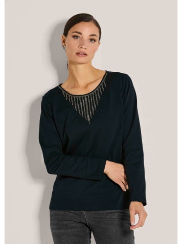 Glamouröser Pullover, Strassakzente in schwarz