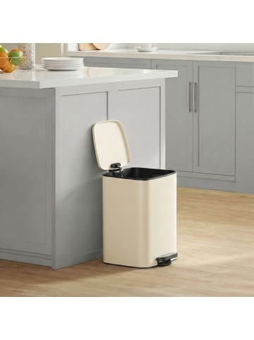 Mülleimer Plushic in Beige - (B)34 x (H)40.4 x (T)28.5 cm - 20 L
