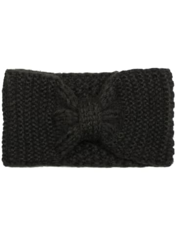 Strick Stirnband in Schwarz