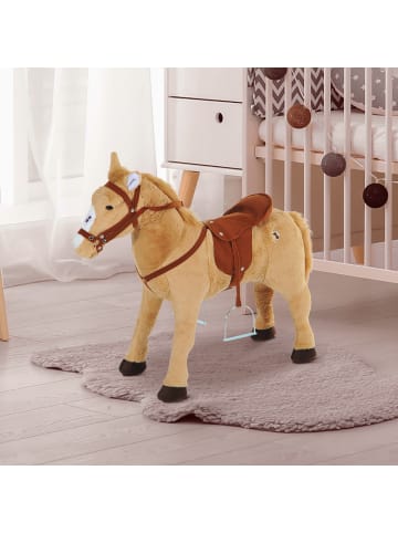 Schaukelpferd in Beige 85L x 28B x 60H cm