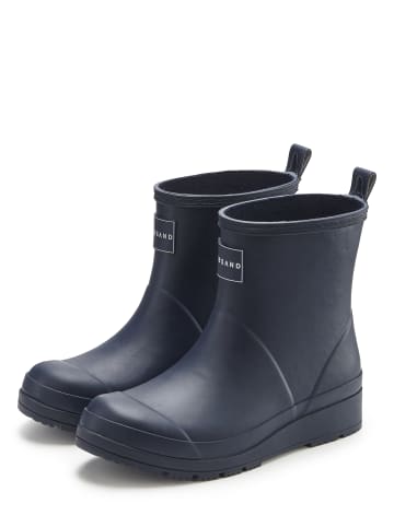 Gummistiefelette in marine