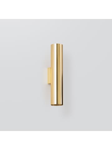 Wandleuchte CASTRO 2 poliertes Gold H 30