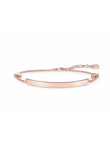 Armband "Herz mit Diamanten D_LBA0002-923-14-L19v" in Roségold