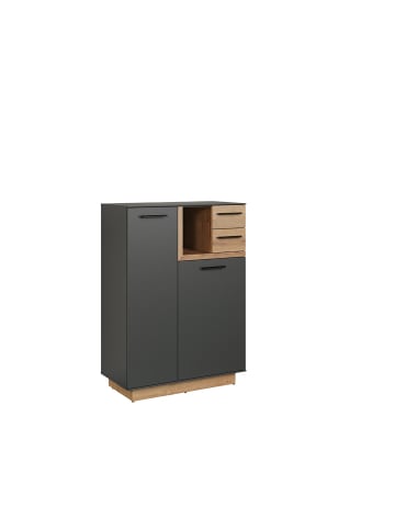Sideboard Synnax 2 Grau 80 x 40 cm