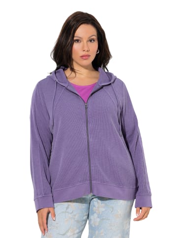 Sweatjacke in flieder