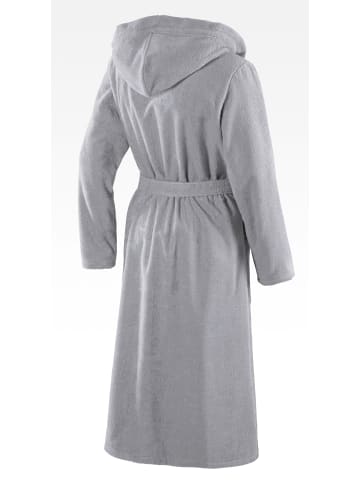 JOOP! BADEMANTEL Damen-Kapuze 44/46, Silber