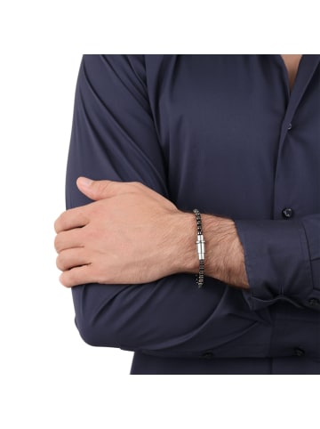 Armband Edelstahl, IP gun in Grau