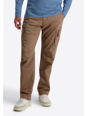 Stillvolle Cargohose Cargotaschen Regular Fit in Braun-4