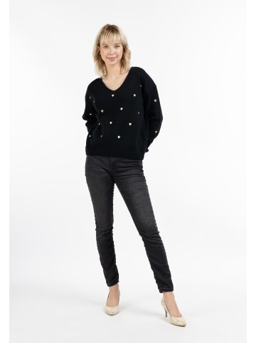 Damen Strickpullover in Schwarz
