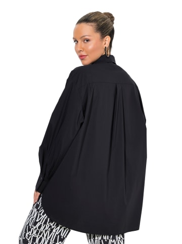 Hemdbluse in schwarz