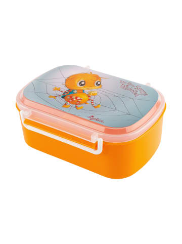 Brotdose mit Bügelverschlüss Die kleine Spinne Widerlich in orange