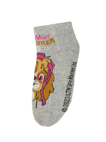 7er-Set: Socken Sneaker Paw Patrol Skye und Everest in Mehrfarbig